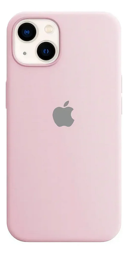 Capa de Silicone Aveludada para iPhone 13 Pro - Bege