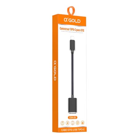 Cabo Otg USB x Tipo-c - Agold CBA-06