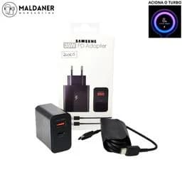 Kit de Carregamento Tipo-C Fonte USB + Tipo-C + Cabo Tipo-C 35W - Samsung similar 26065