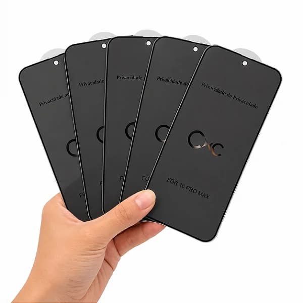 Película Vidro 3D com Privacidade para iPhone 17 Pro